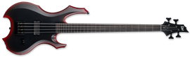 LTD SIGNATURE SERIES  FL-4  Black Red Burst Satin    4-String Electric Bass Guitar 2024